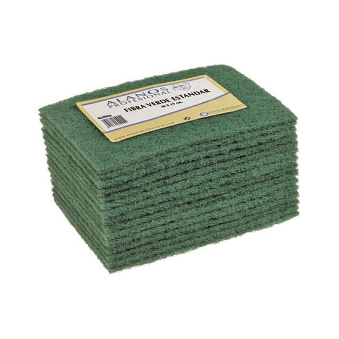 Estropajo Verde Profesional 15x20 cm - 15 unidades 1