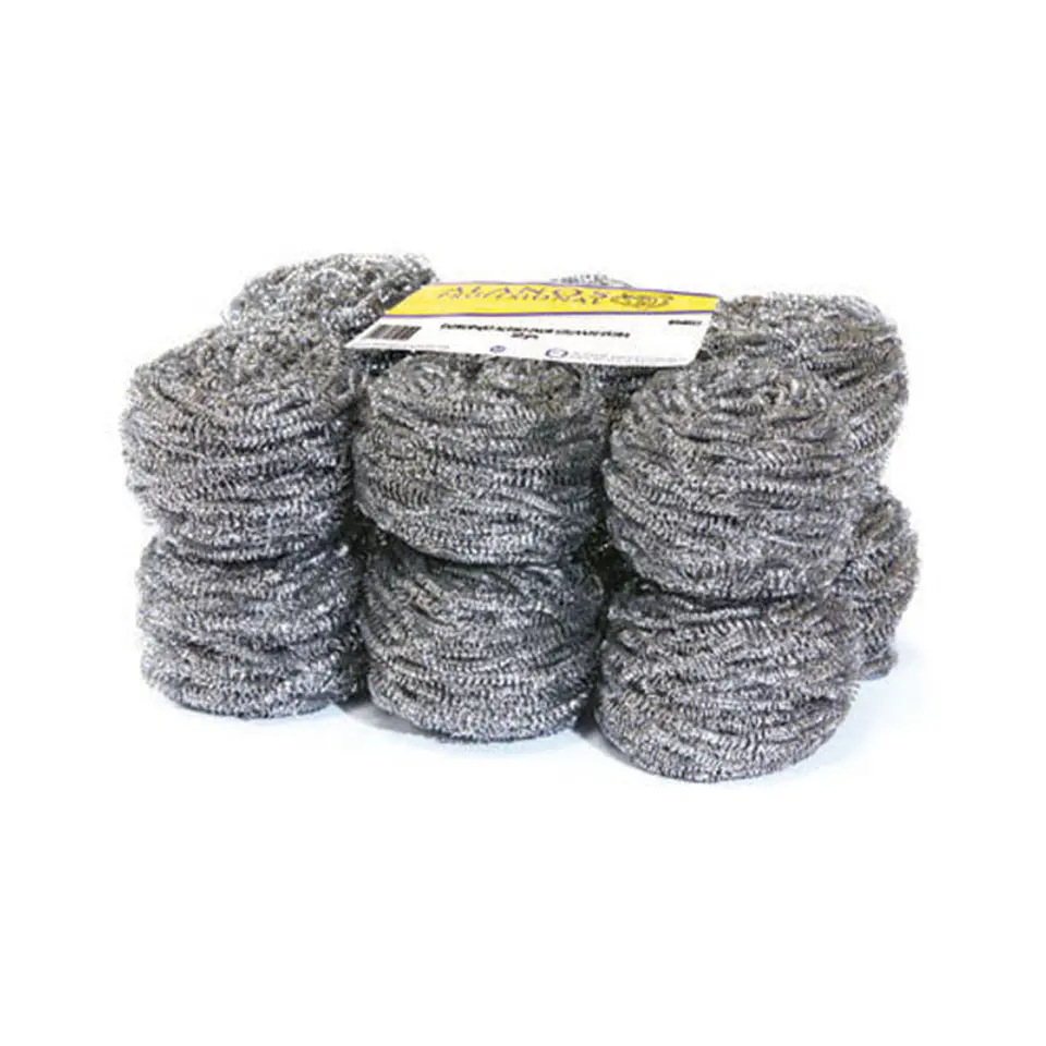 Estropajos de Acero Inoxidable 60 g - 12 unidades 1