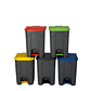 Cubo de Reciclaje con Pedal 45 L - Miniatura 1