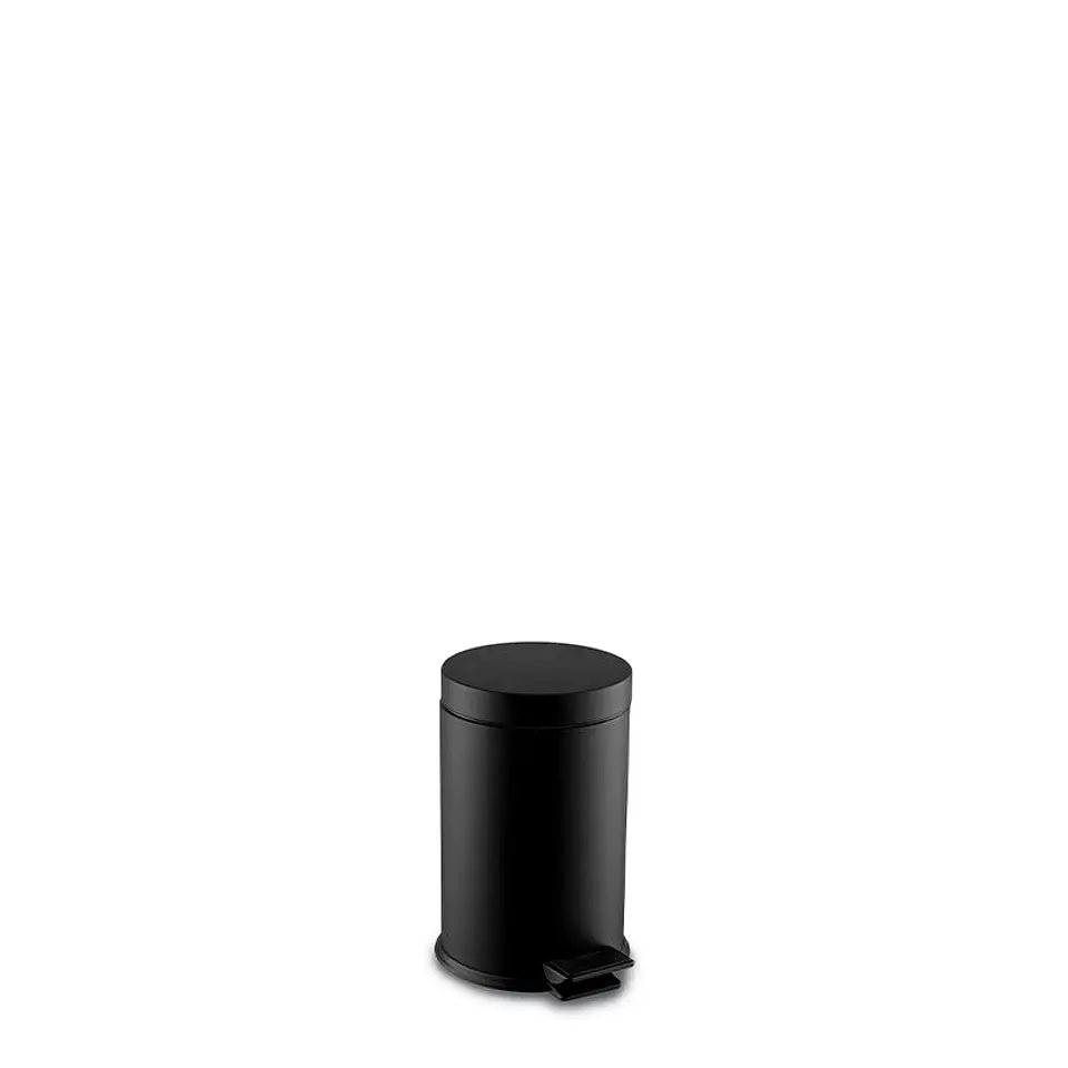 Papelera Metálico Bérrio con Pedal - Negro 2