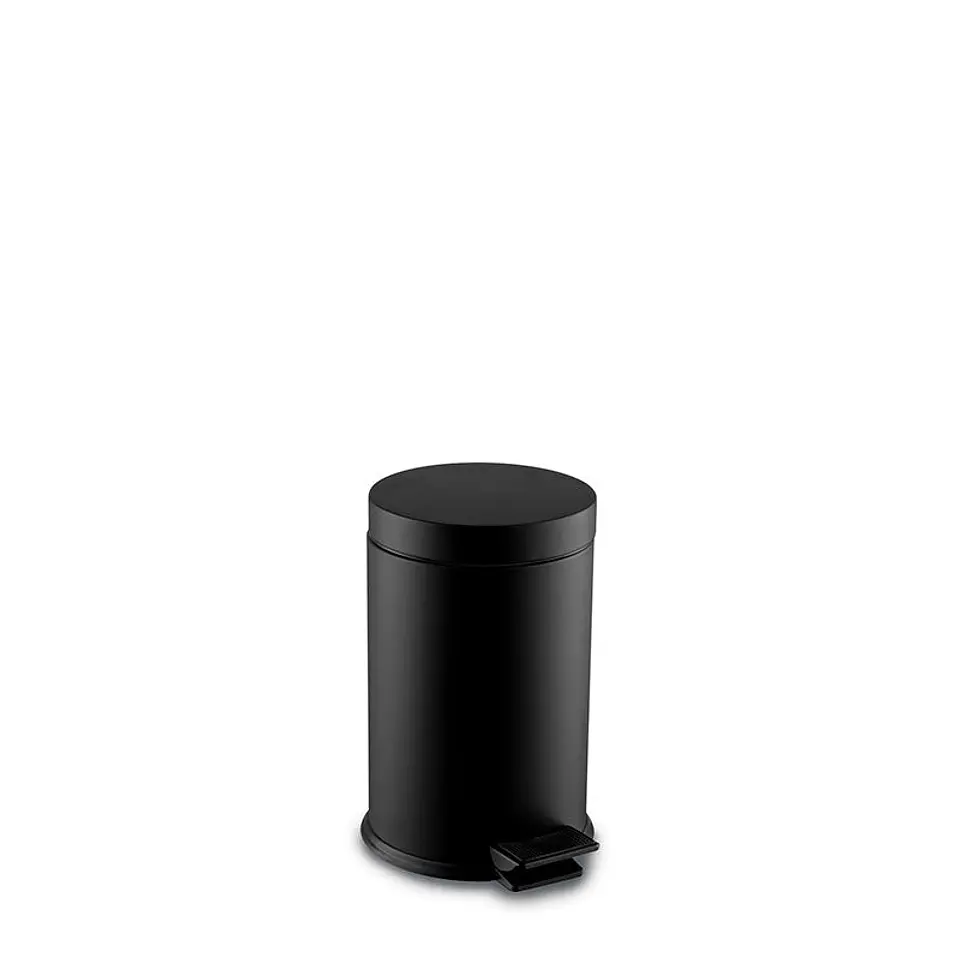 Papelera Metálico Bérrio con Pedal - Negro 3