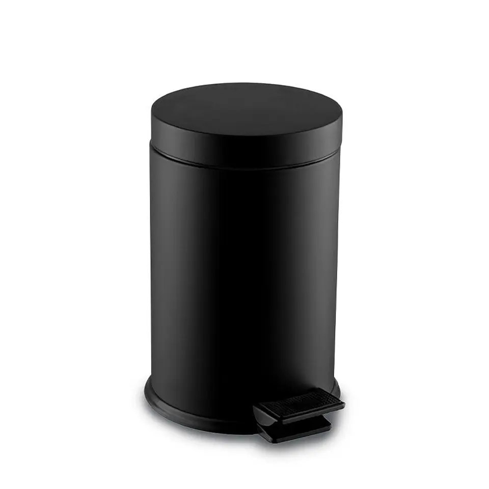 Papelera Metálico Bérrio con Pedal - Negro 5