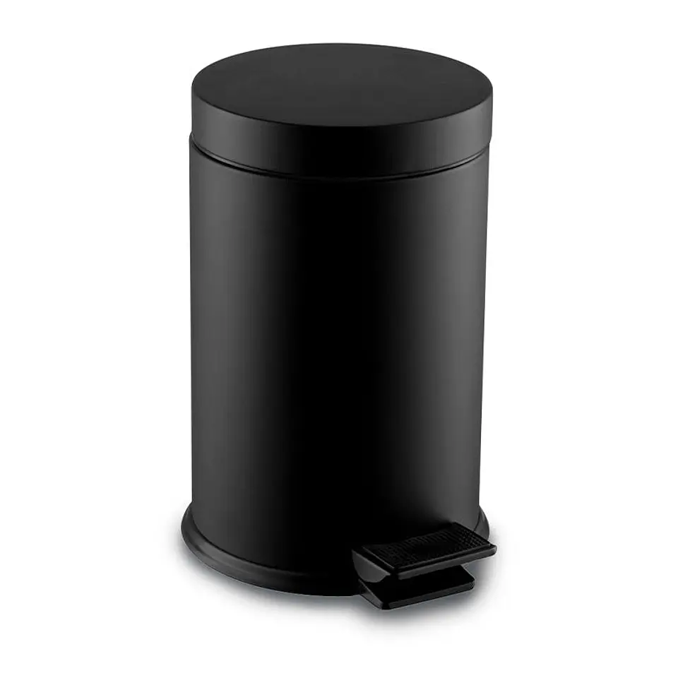 Papelera Metálico Bérrio con Pedal - Negro 6
