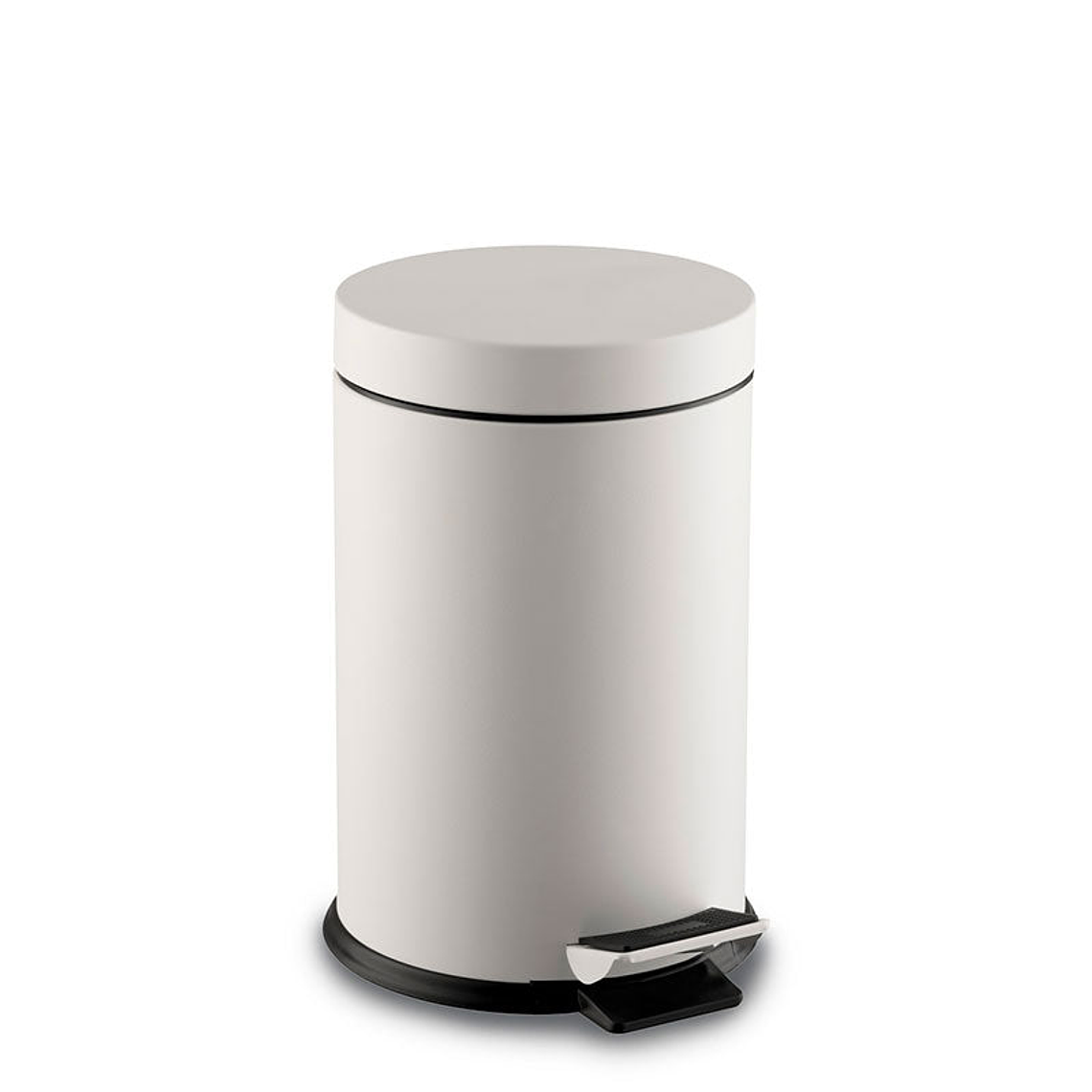Papelera Metálico Bérrio con Pedal  - Blanco 5