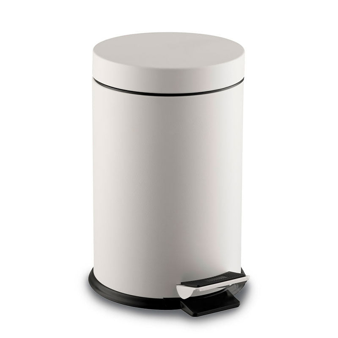 Papelera Metálico Bérrio con Pedal  - Blanco 6
