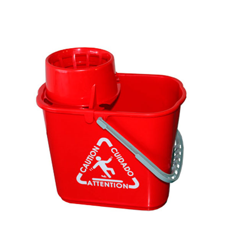 Cubo Profesional con Exprimidor Rojo 1