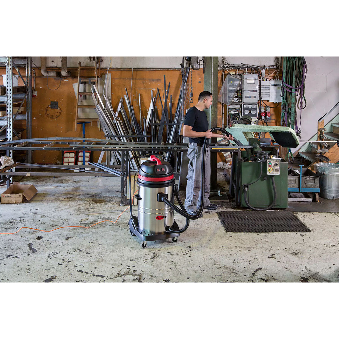 Aspirador Industrial de Polvo y Líquido Viper LSU 255 3