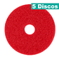 Discos de Limpieza Fibra Roja – Acabado Satinado - Miniatura 3