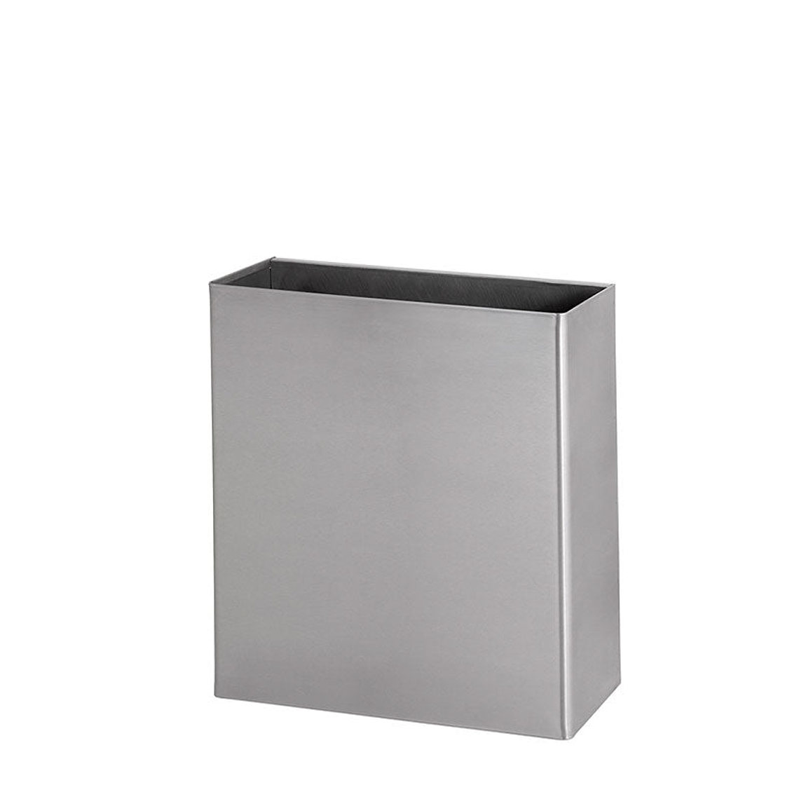 Papelera Rectangular Inox de Pared - 25 Litros 1