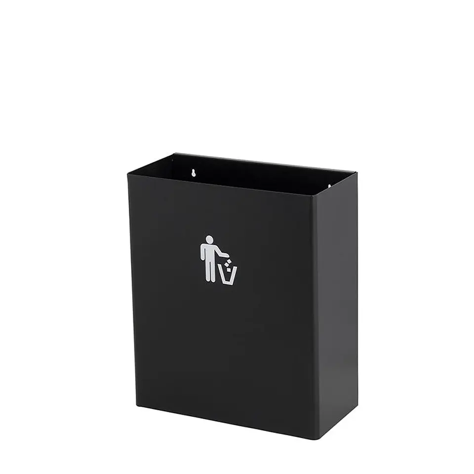 Papelera Rectangular Metálica de Pared - 25 Litros 1