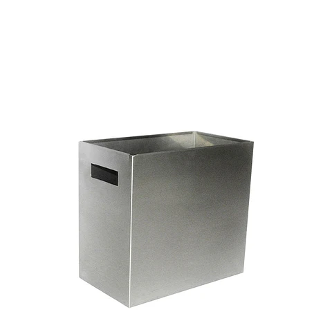 Papelera Rectangular Inox - 10 Litros