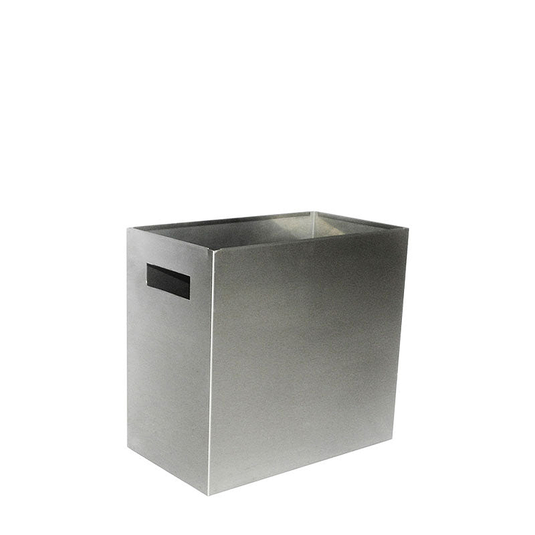 Papelera Rectangular Inox - 10 Litros 1