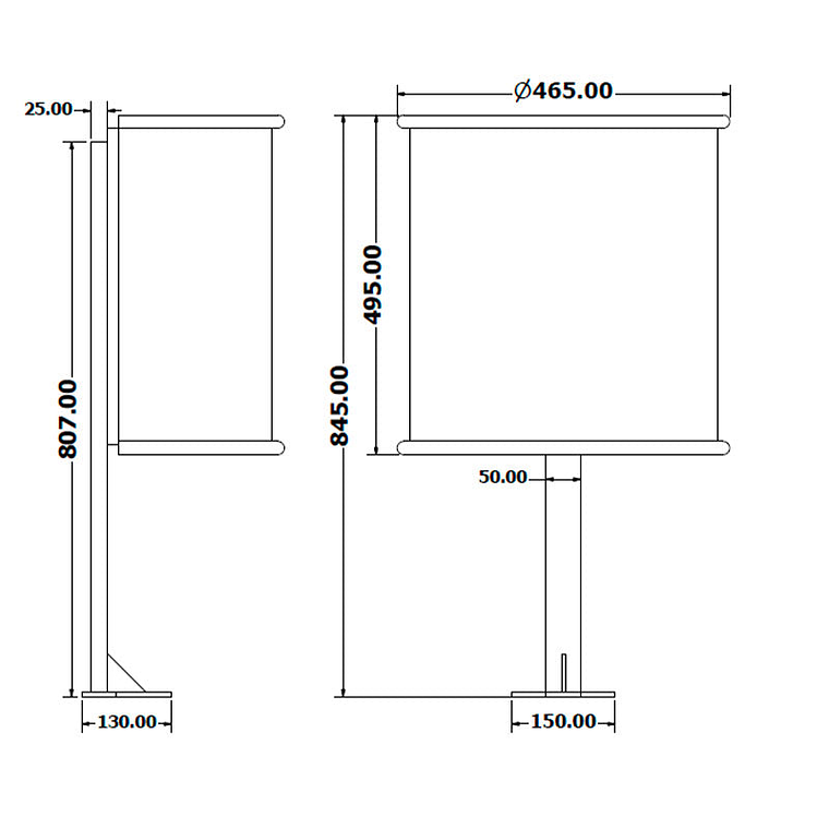 Papelera Urbana Semicircular Inox - 32 Litros 2