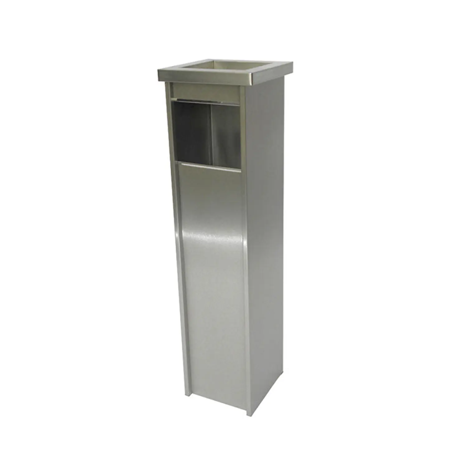 Cenicero Papelera Cuadrada Inox - 15 + 2 Litros 1