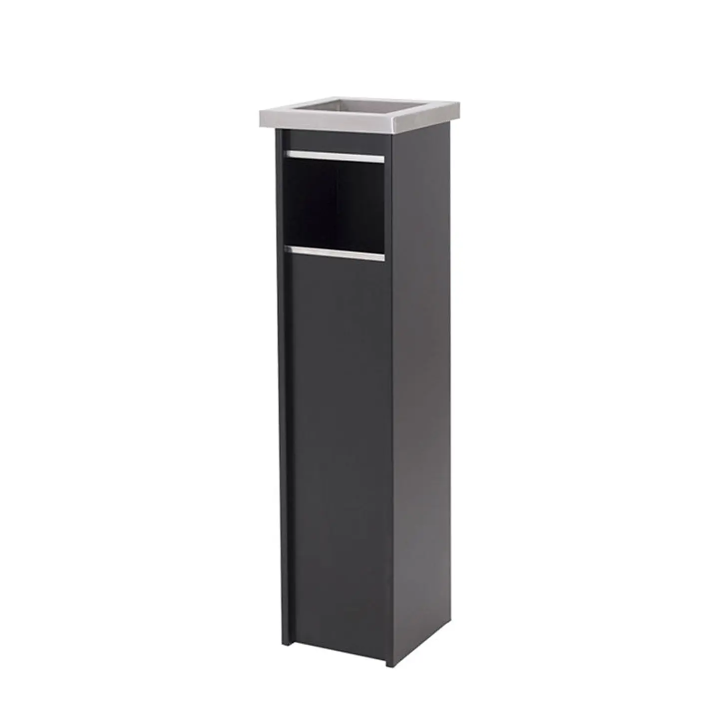 Cenicero Papelera Cuadrada Metálico 15 + 2 Litros 1