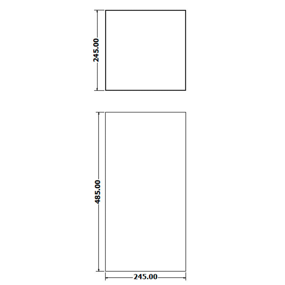 Paragüero Cuadrada Perforado Metálico 2