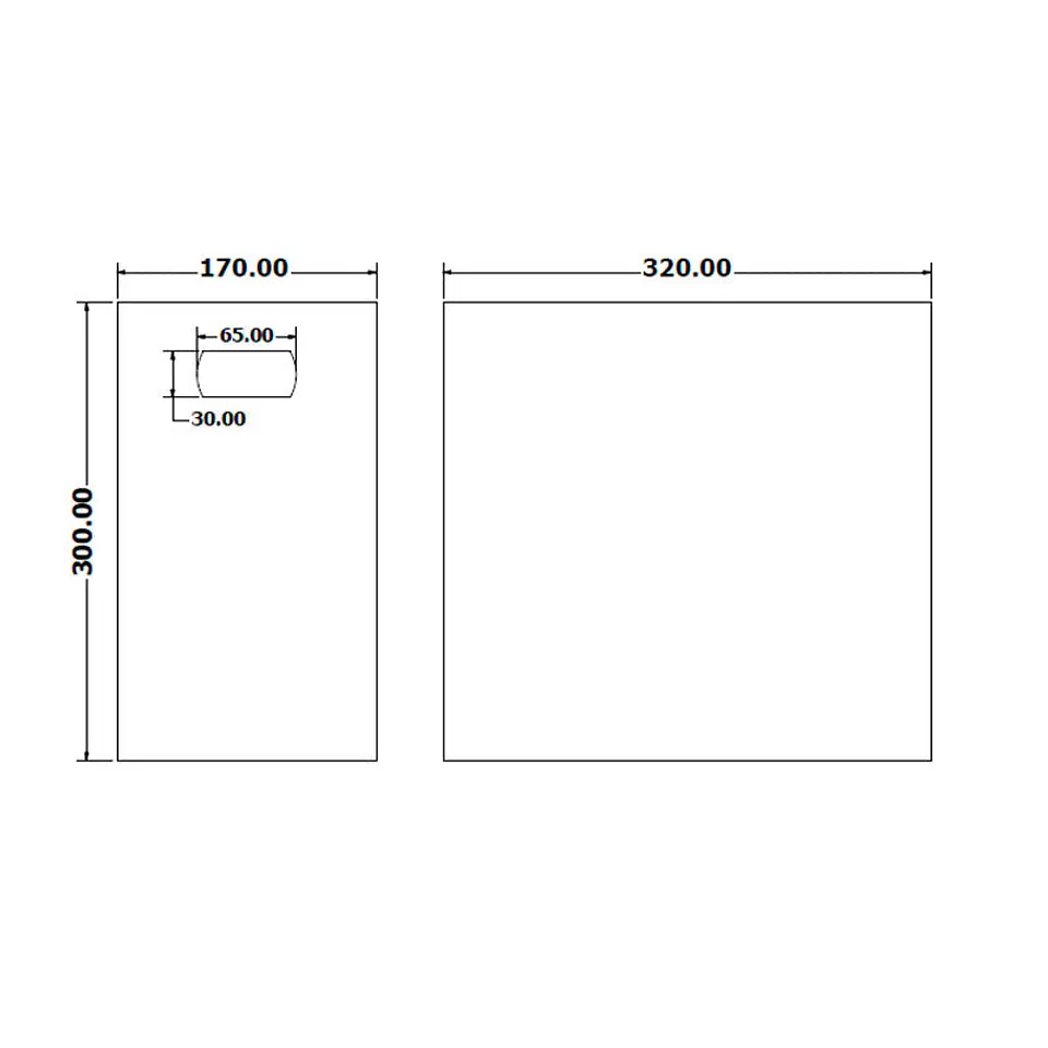 Papelera Rectangular Metálica - 10 Litros 2