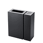 Cenicero y Papelera Rectangular Metálico - 54 + 23 Litros - Miniatura 1