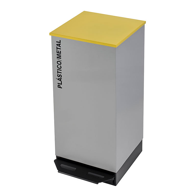 Ecopunto Inox con pedal  Galiza - 1 Residuo 1