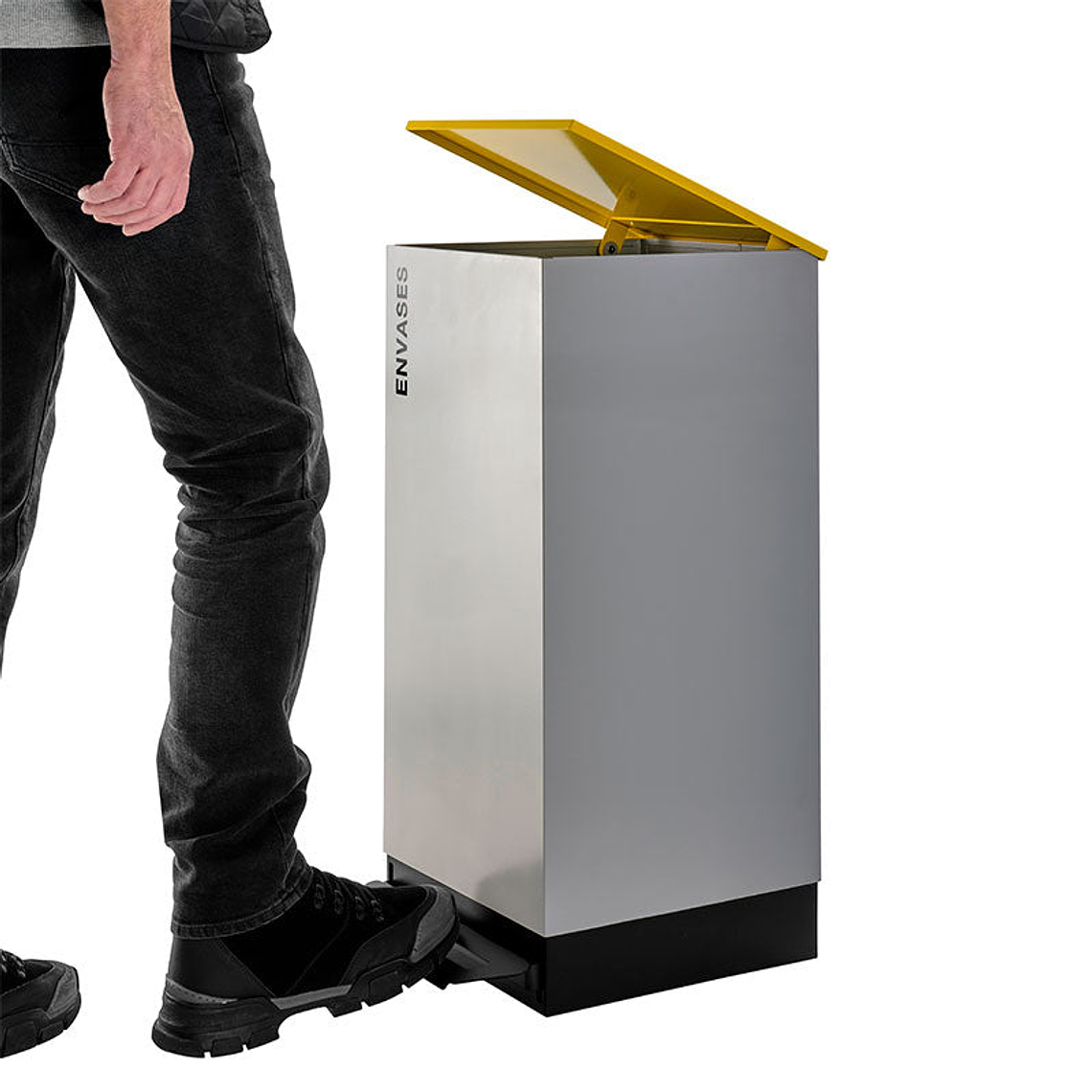 Ecopunto Metálico con Pedal Galiza - 1 Residuo 2