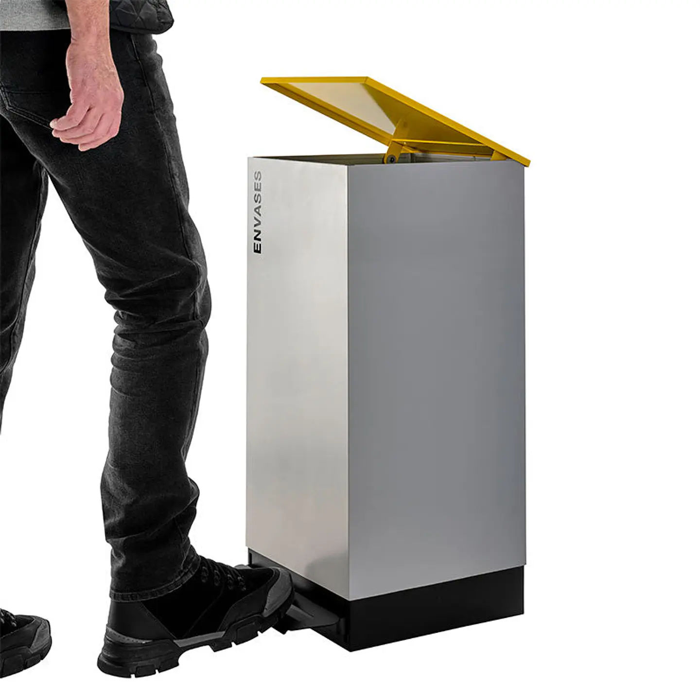 Ecopunto Metálico con Pedal Galiza - 1 Residuo 2