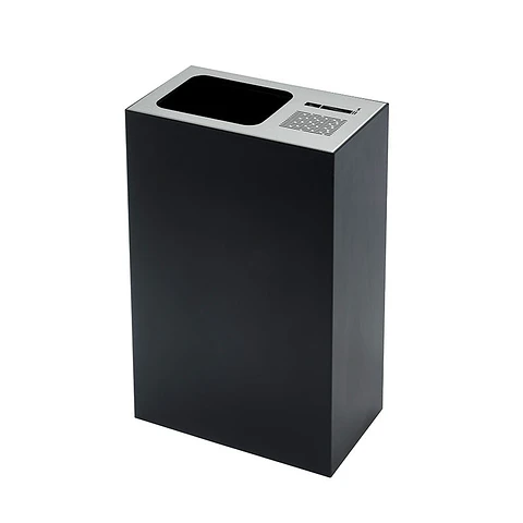 Cenicero Papelera Rectangular Metálico 54 + 1,5 Litros