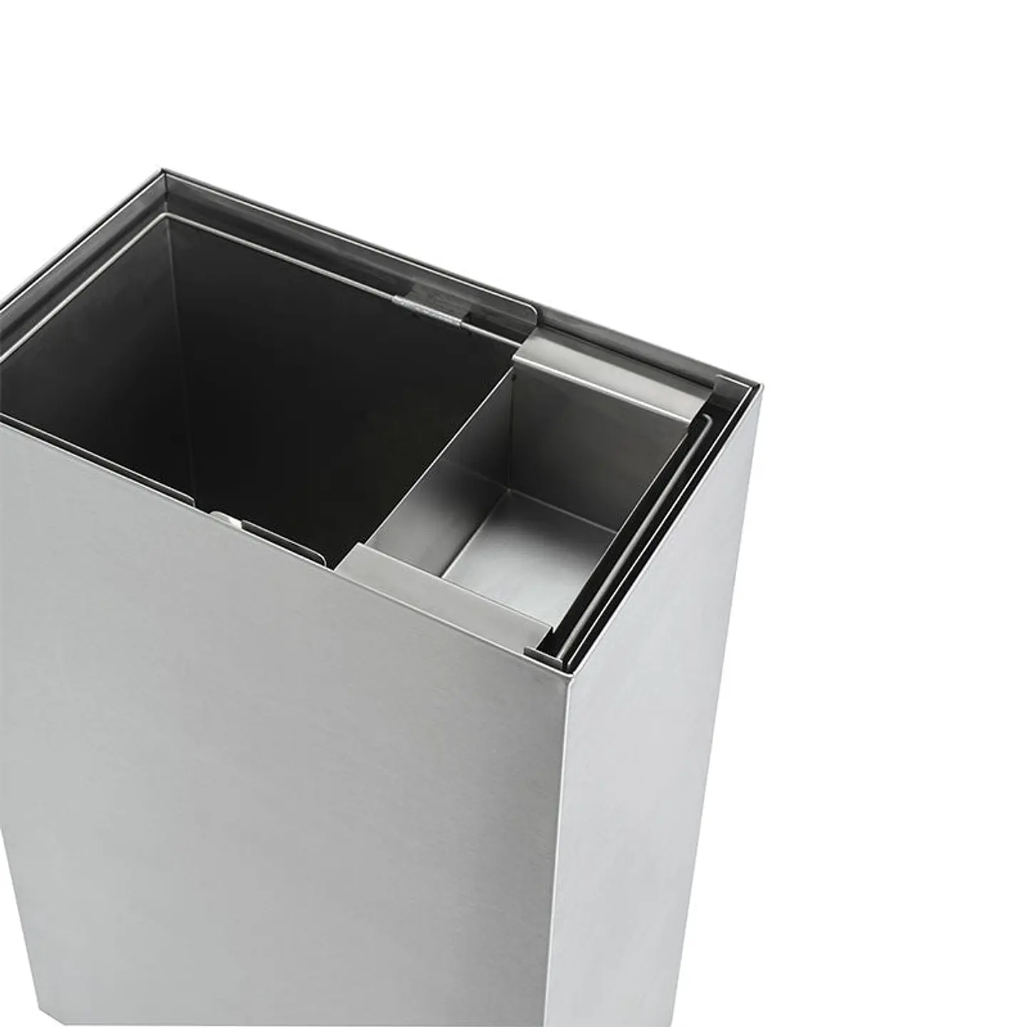 Cenicero Papelera Rectangular Metálico 54 + 1,5 Litros 2