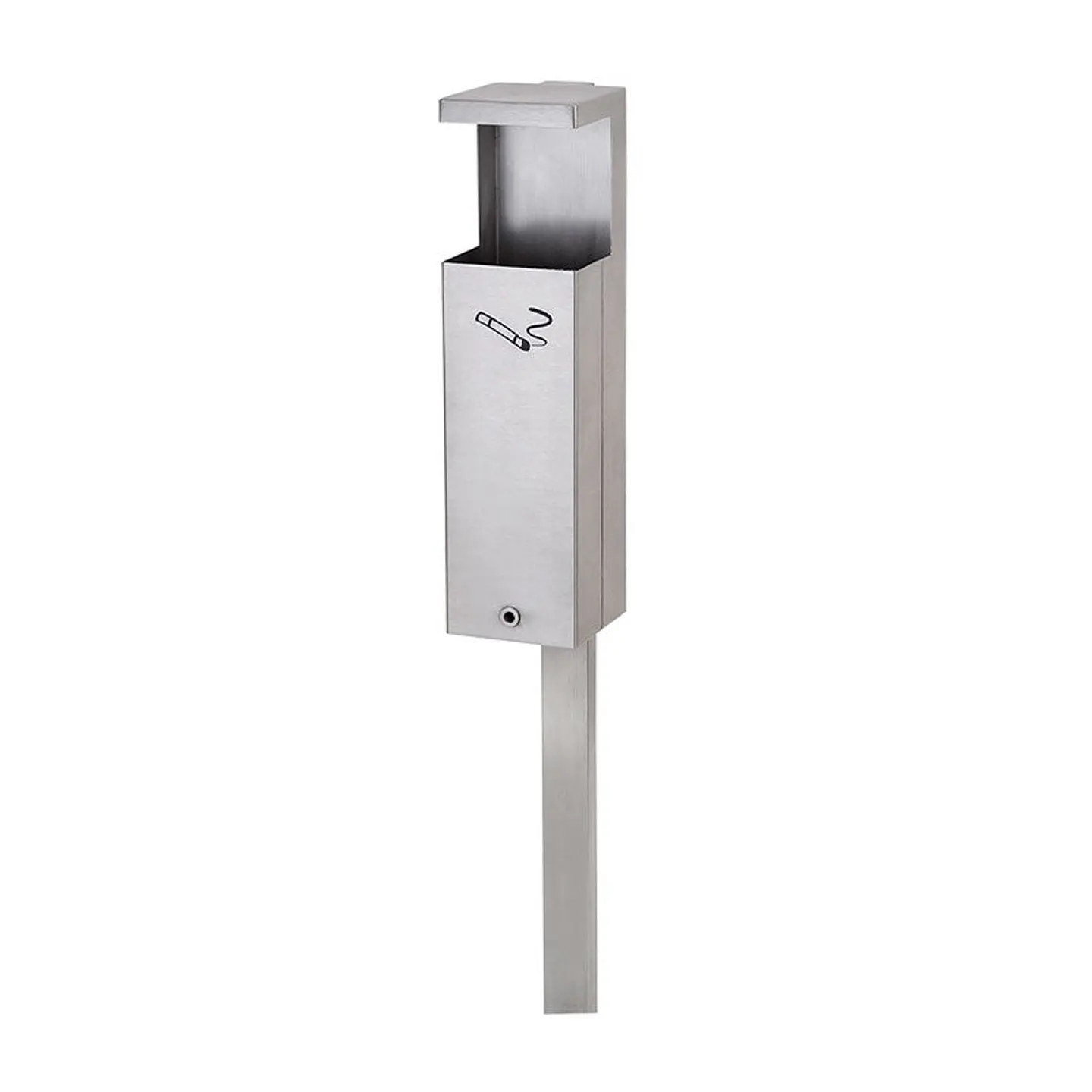 Cenicero de Pie Rectangular Inox – 3 Litros 1