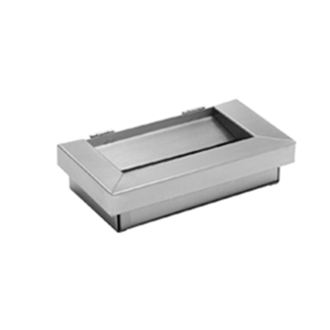 Cenicero de Pared Rectangular Inox - 0,6 Litro 1