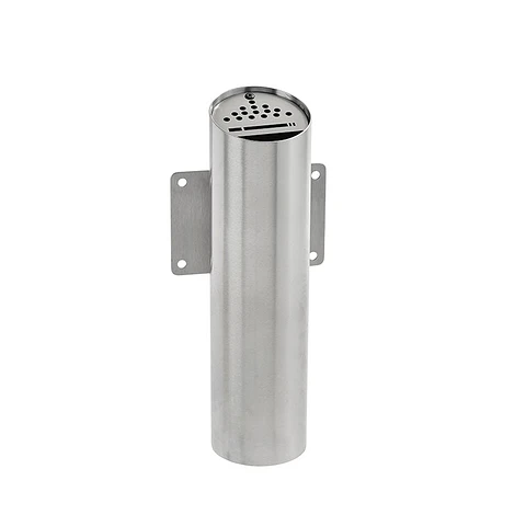 Cenicero de Pared Circular Inox - 1,5 Litros