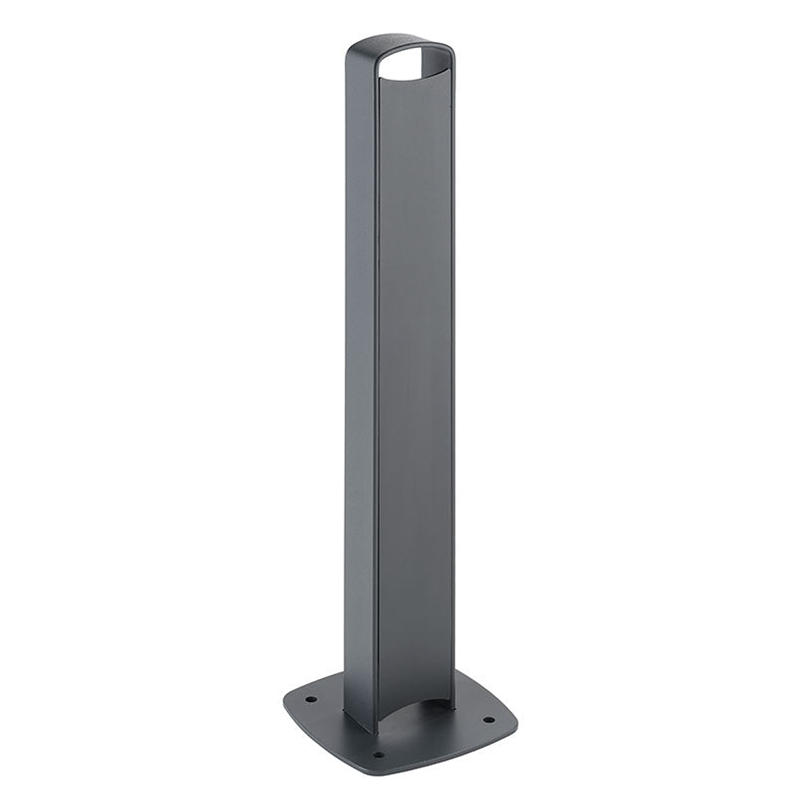 Bolardo de Seguridad Metálica Rectangular Anclable 1