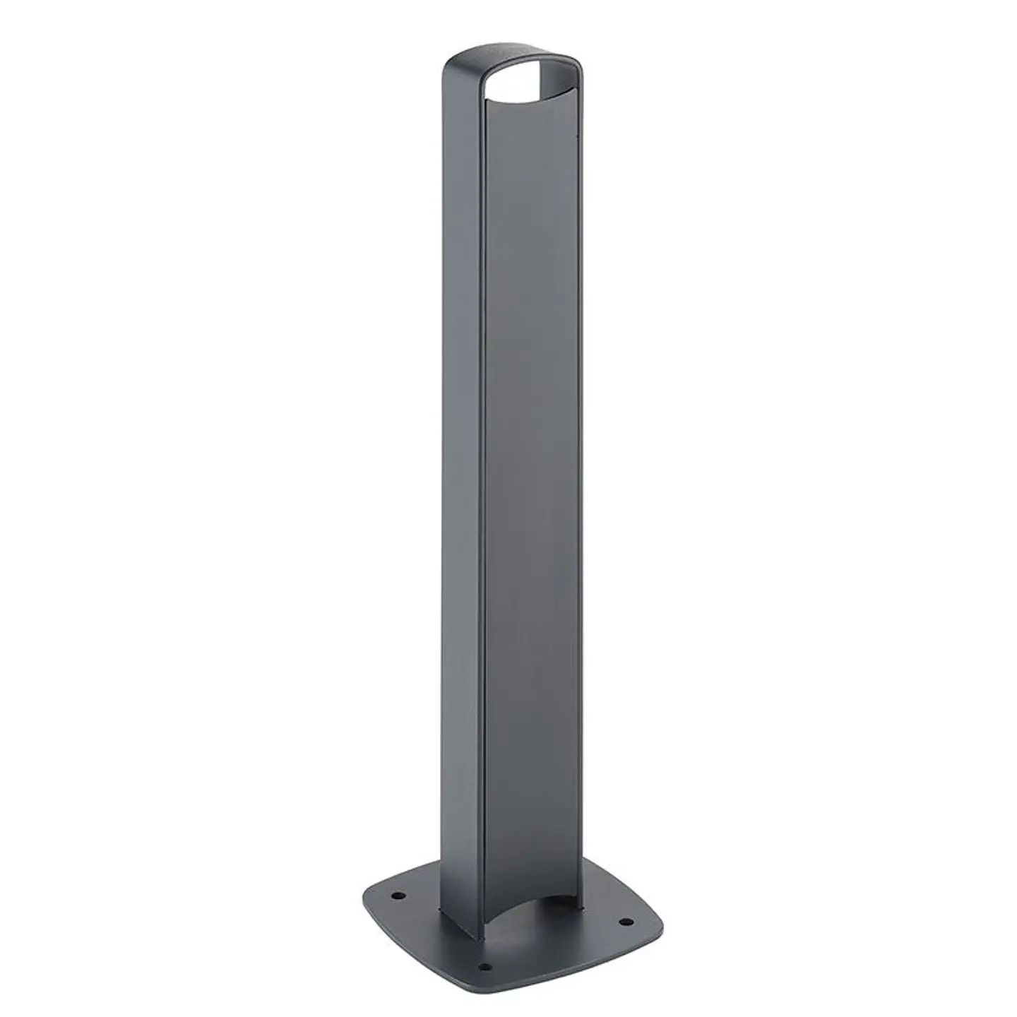 Bolardo de Seguridad Metálica Rectangular Anclable 1