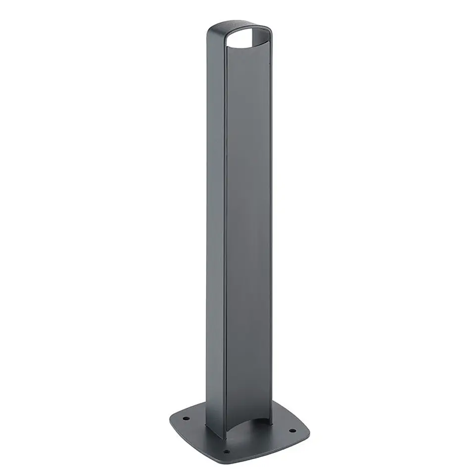 Bolardo de Seguridad Metálica Rectangular Anclable 1