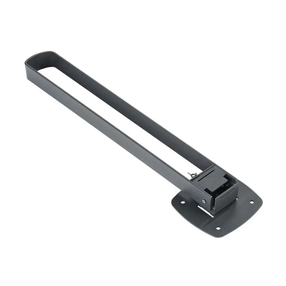 Bolardo de Seguridad Metálica Rectangular Anclable Rebatival 2