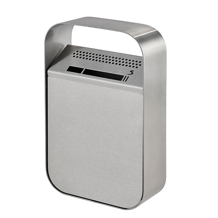 Cenicero de Pared Rectangular Inox - 3 Litros 1