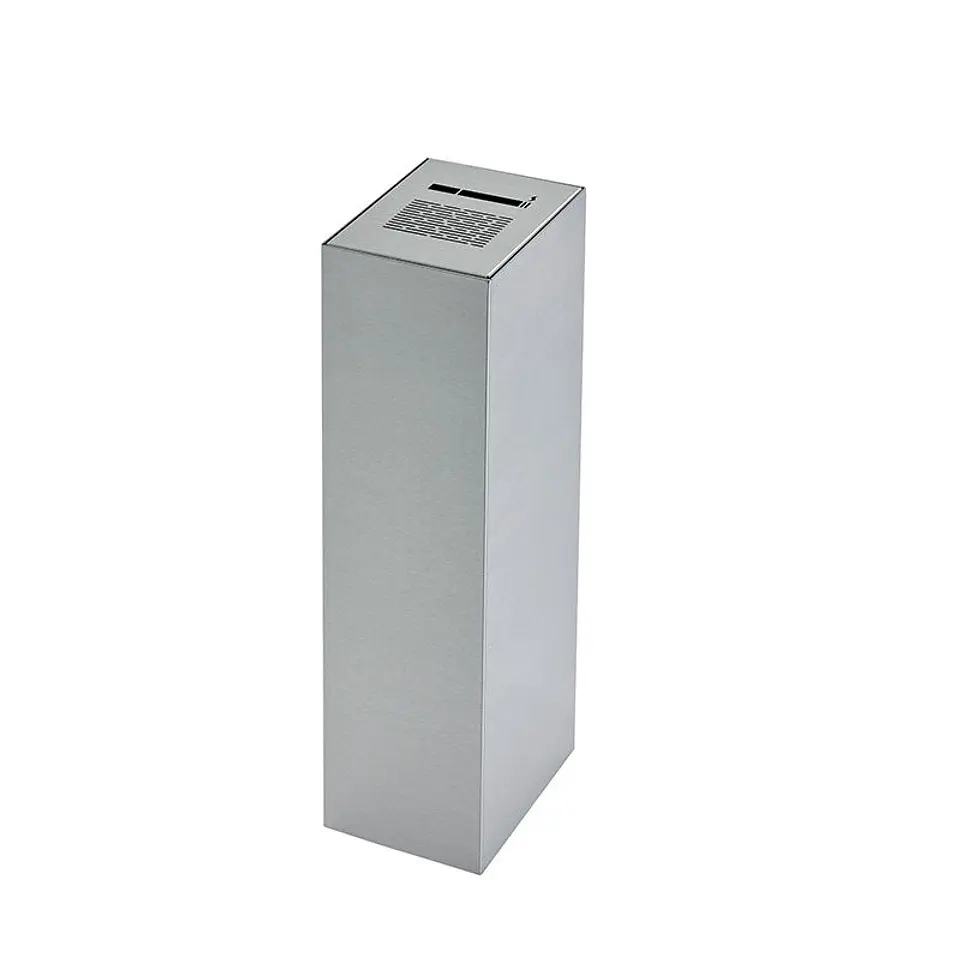 Cenicero de Pie Rectangular Inoxidable - 23 Litros 1