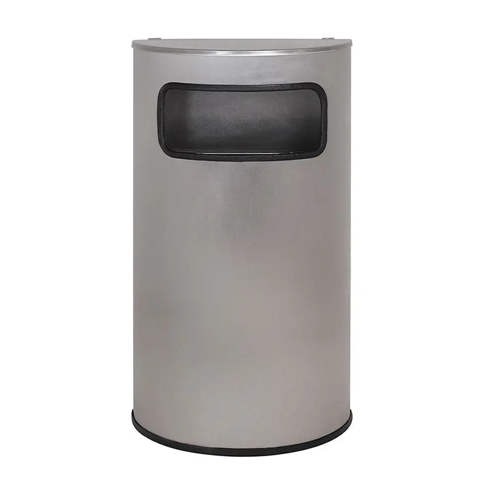Papelera Semicircular Inox - 70 Litros 1