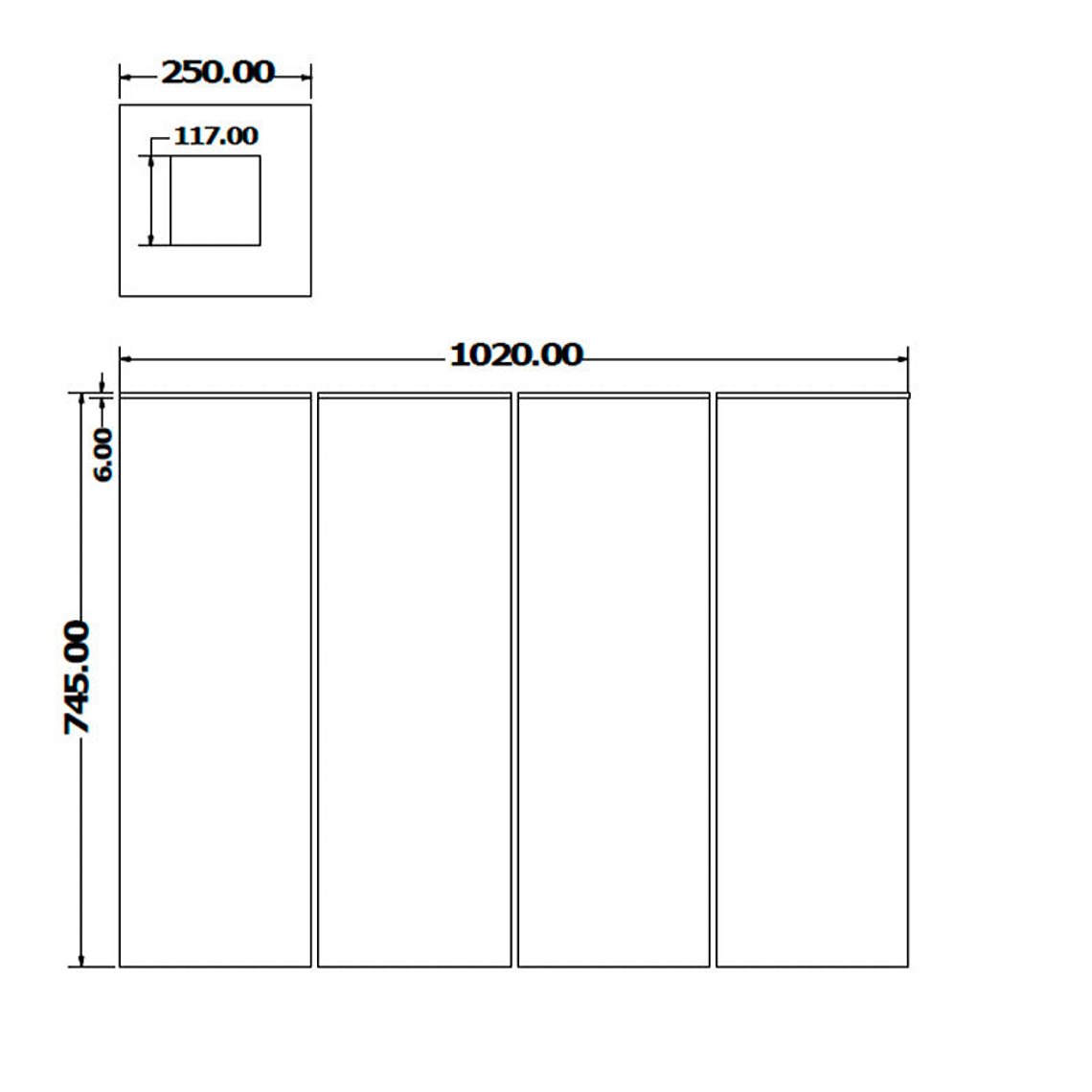 Ecopunto Negro Metálico Madrid - 4 Residuos 3