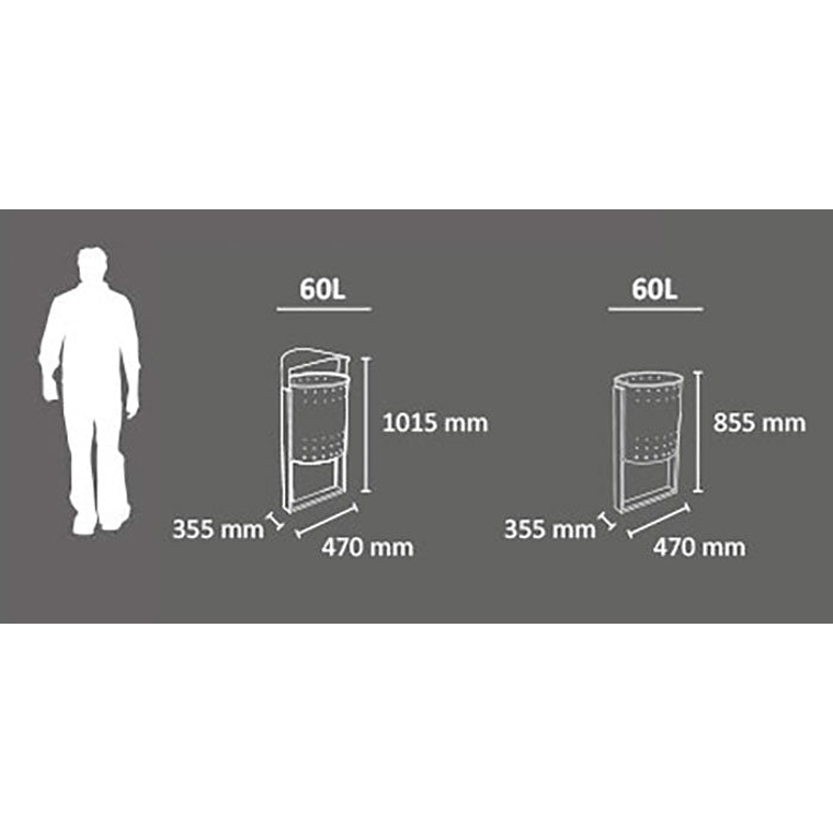 Papeleira Urbana Roma - 60 Litros 4