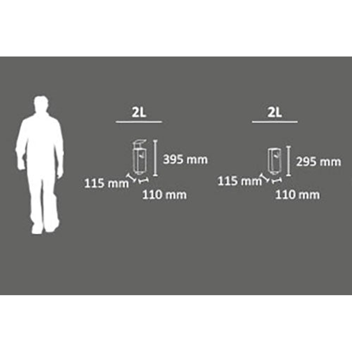 Cenicero de Pared para Exteriores Praga - 2 Litros 4