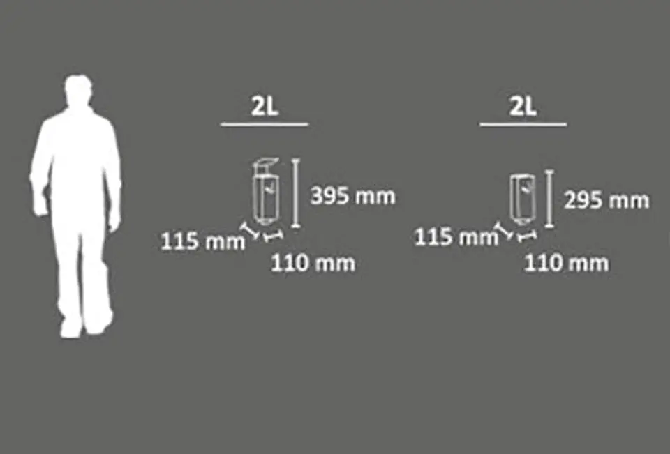 Cenicero de Pared para Exteriores Praga - 2 Litros 4