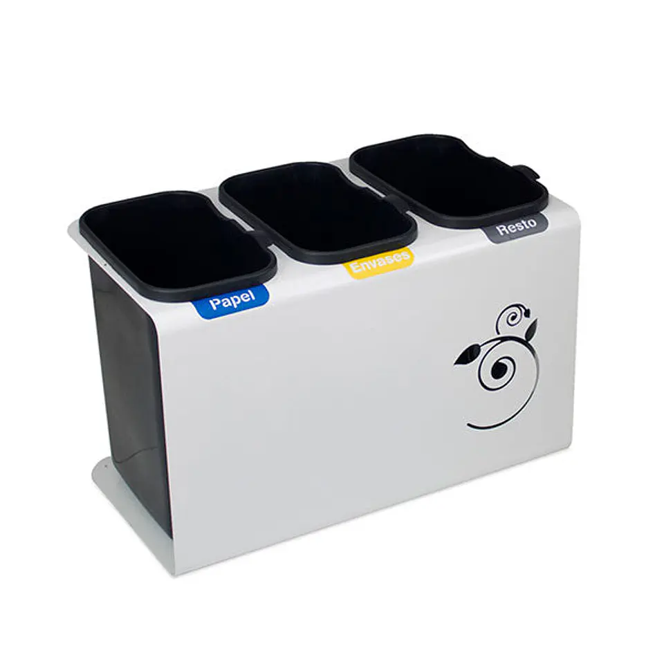 Papelera de Reciclaje Oficina Luna 1
