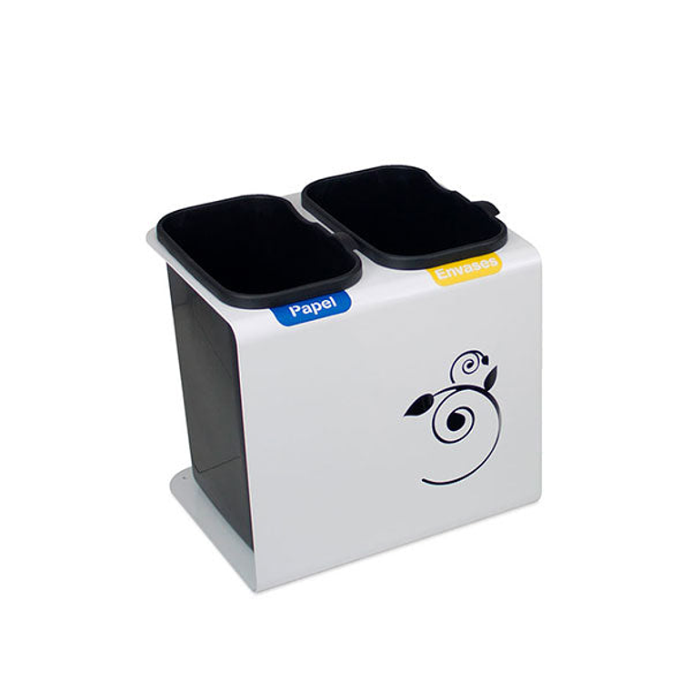 Papelera de Reciclaje Oficina Luna 3