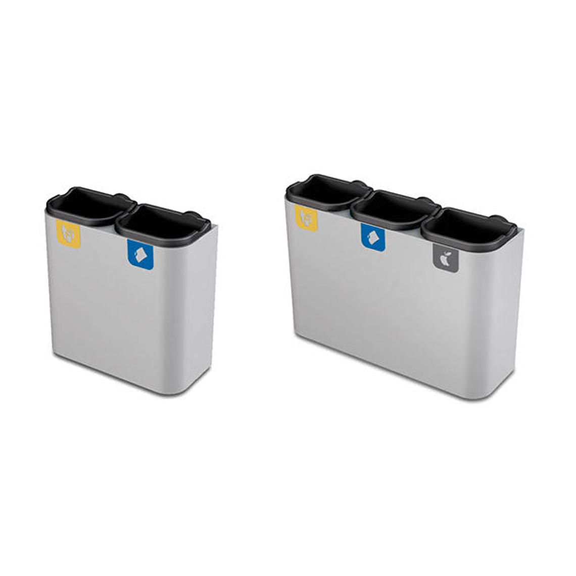 Papelera de Reciclaje de Oficina Venus - Gris 4