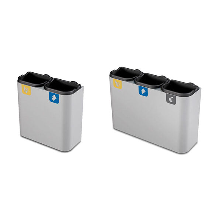 Papelera de Reciclaje de Oficina Venus - Gris 4