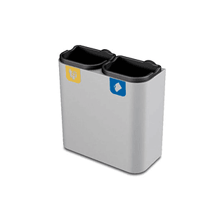 Papelera de Reciclaje de Oficina Venus - Gris