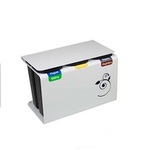 Papelera de Reciclaje para Oficina Luna con Tapa