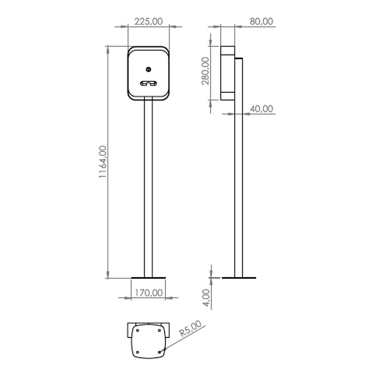 Dispensador de Bolsas para Excrementos de Perro 3