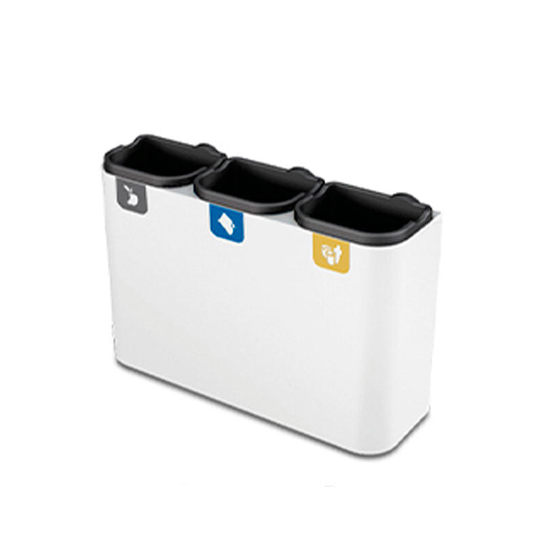 Papelera de Reciclaje de Oficina Venus - Blanca 1