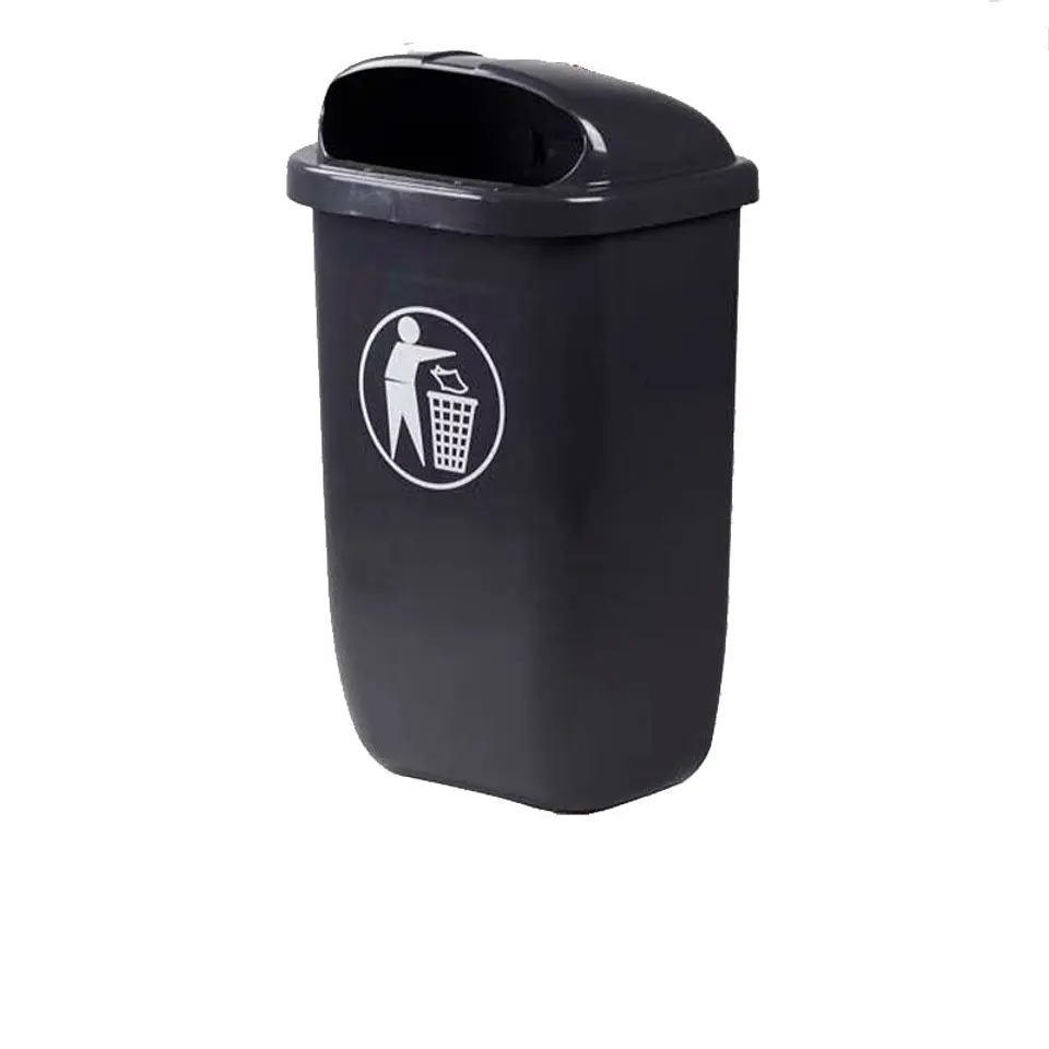 Papelera Urbana de Pared DIN - 50 Litros 4